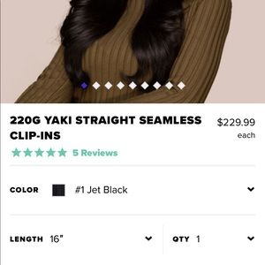 MAYVENN 16 in clip ins